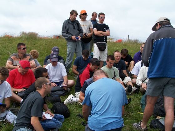 Briefing compétition parapente